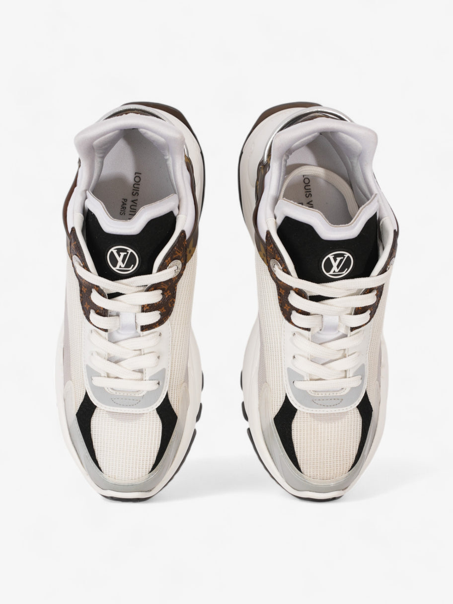 Louis Vuitton Run 55 Sneakers White  / Monogram / Black Mesh EU 38 UK 5 Image 8