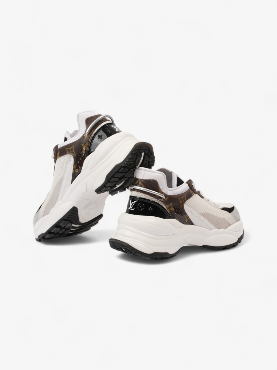 Louis Vuitton Run 55 Sneakers White  / Monogram / Black Mesh EU 38 UK 5 Image 9