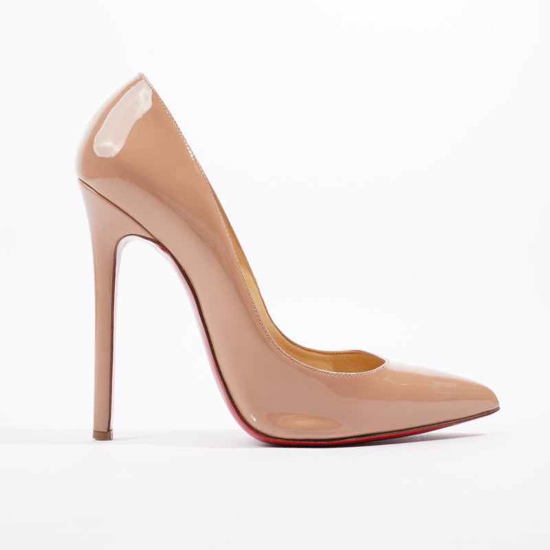  Pigalle Heels 120mm Nude Patent Leather EU 40 UK 7