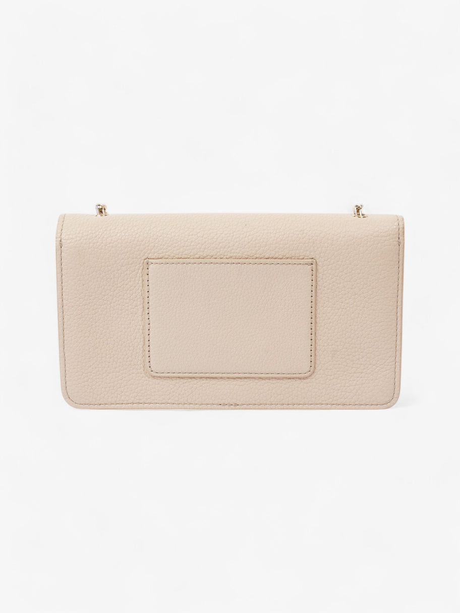 Mulberry Bayswater Clutch Wallet White Beige Grained Leather Image 4