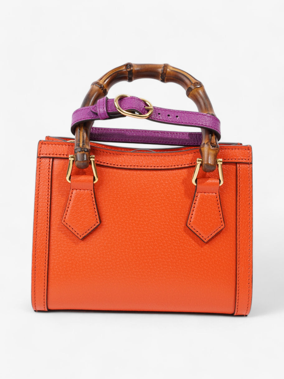 Gucci Diana Tote Orange Leather Mini Image 4