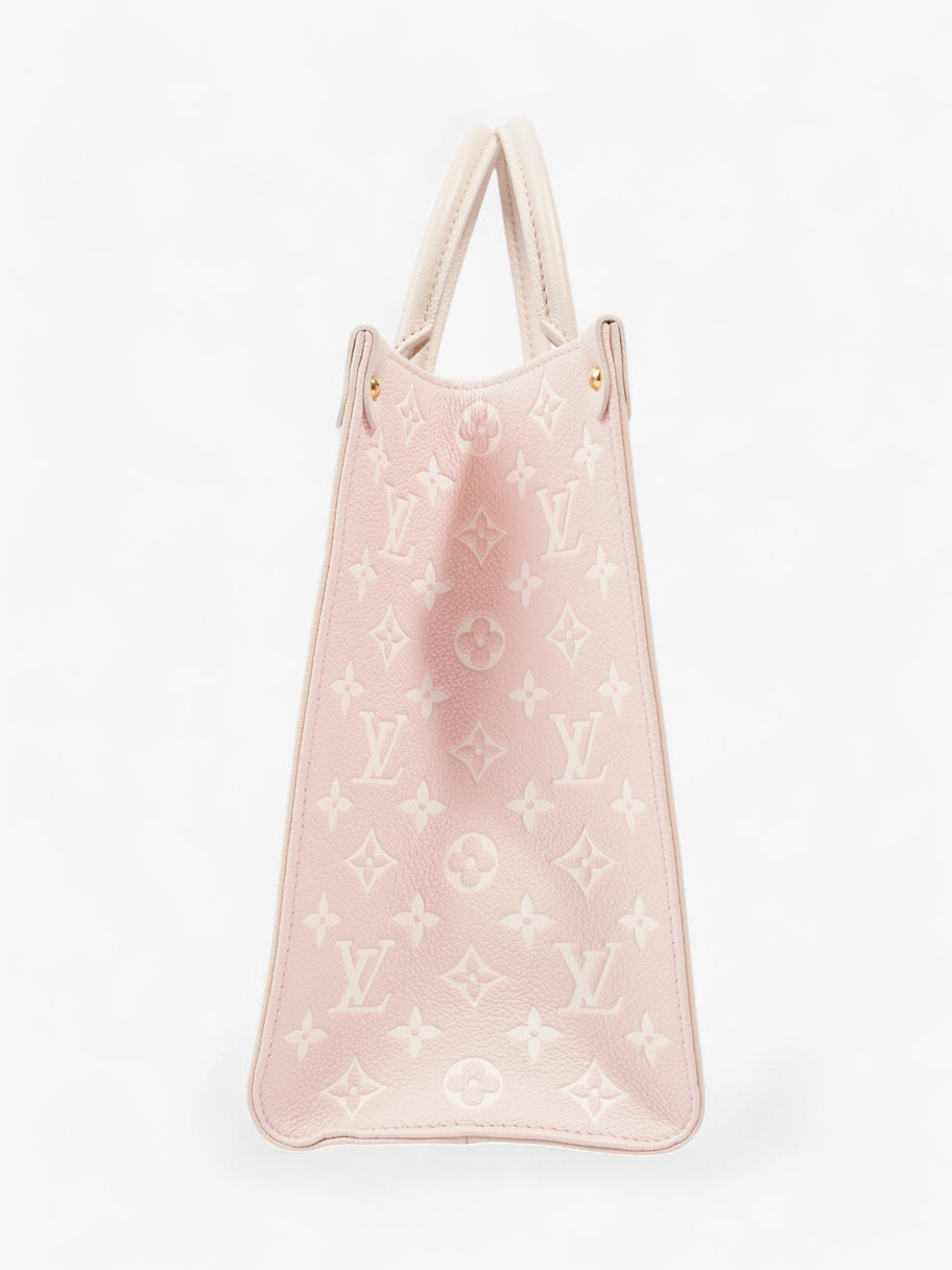 Louis Vuitton OnTheGo Rose Beige  / Monogram Empriente / Yellow Empreinte Leather MM Image 3