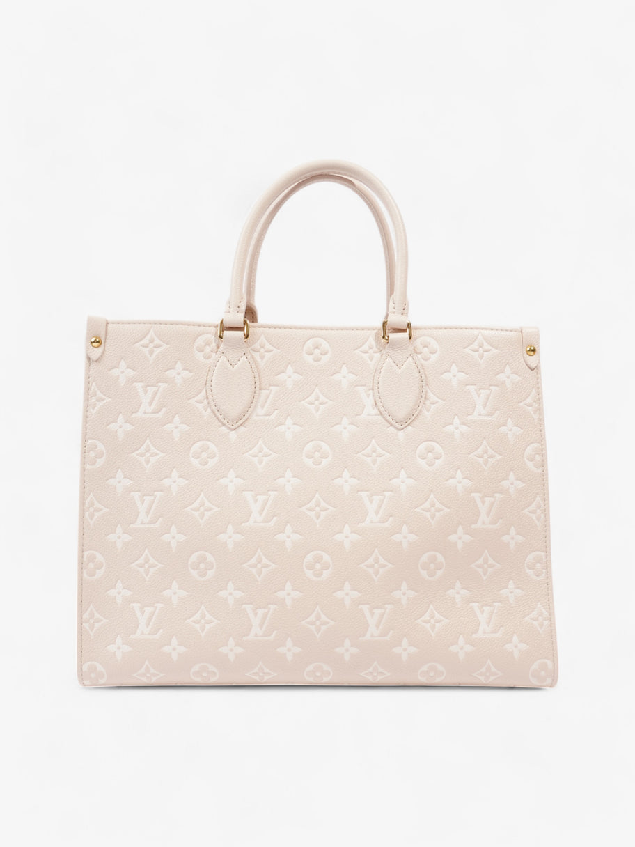 Louis Vuitton OnTheGo Rose Beige  / Monogram Empriente / Yellow Empreinte Leather MM Image 4