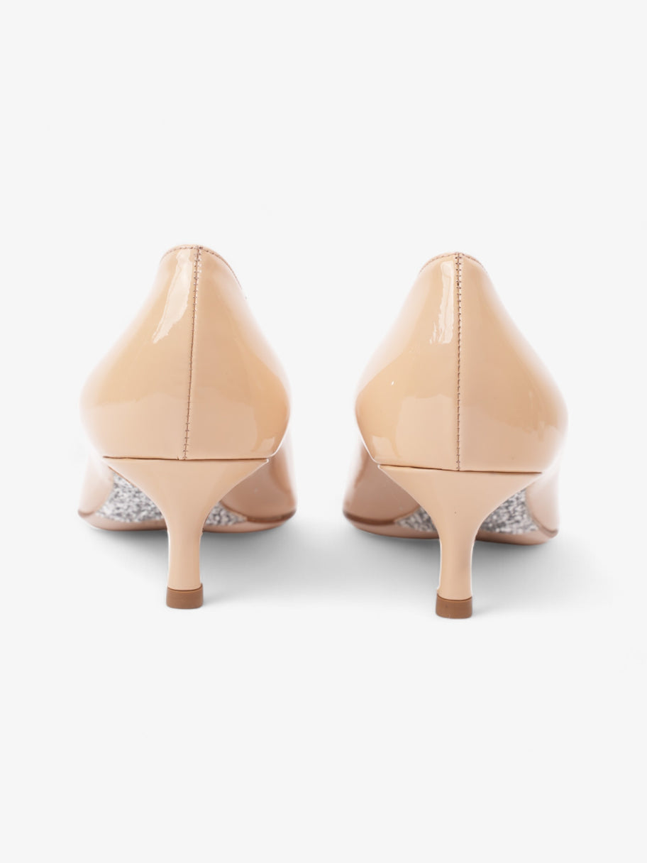 Miu Miu Pointed Kitten Heel 50mm Beige Patent Leather EU 36.5 UK 3.5 Image 6