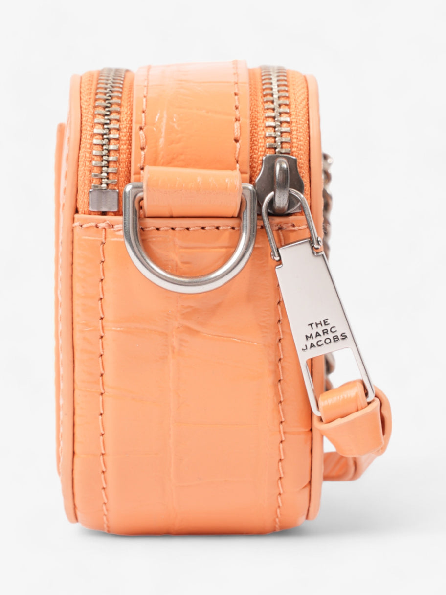 Marc Jacobs The Snapshot Bag Orange Embossed Leather Image 5