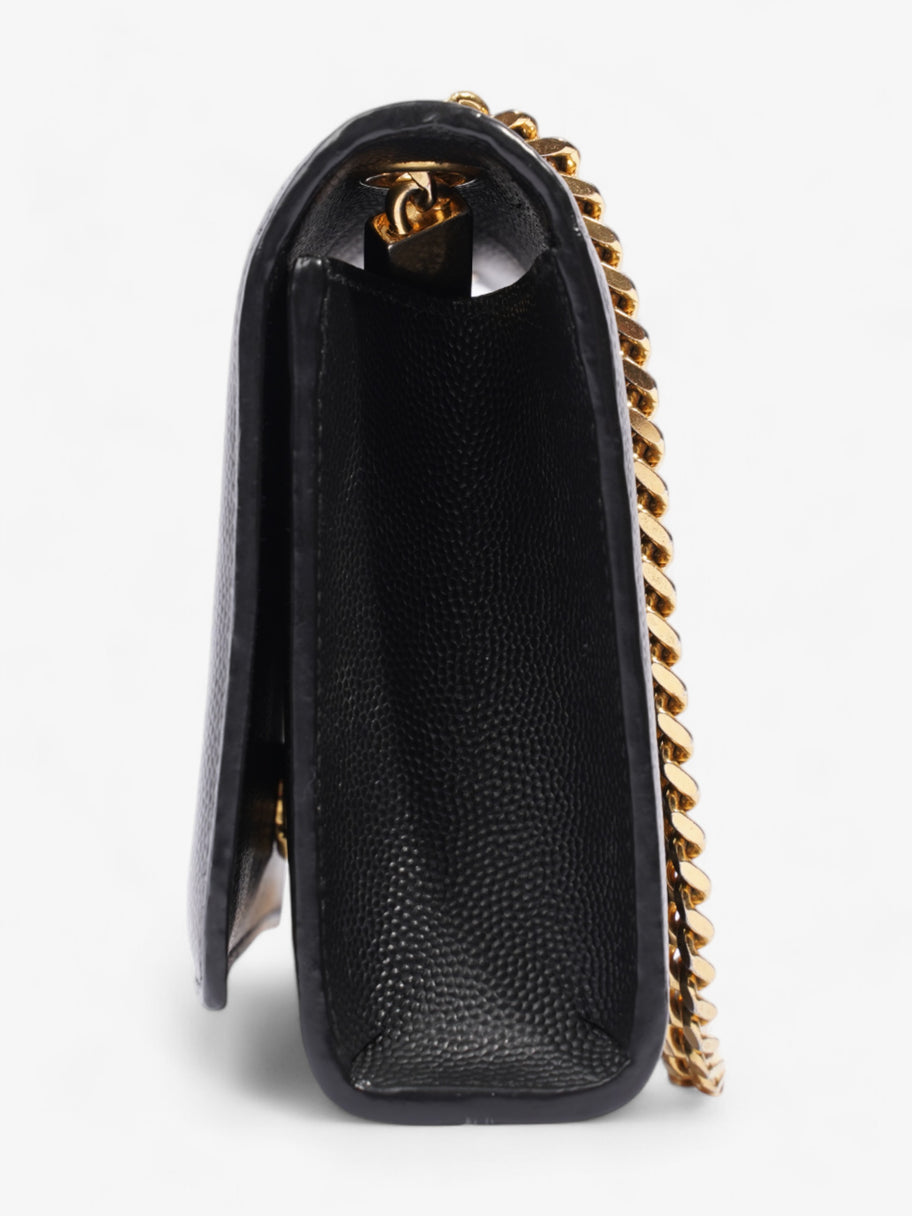 Saint Laurent Kate Black Grained Leather Small Image 3