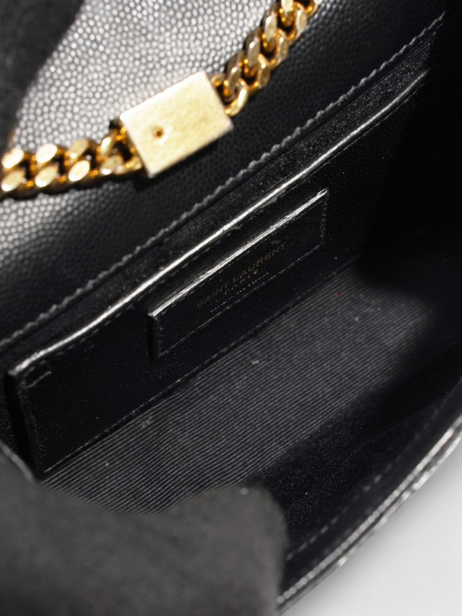 Saint Laurent Kate Black Grained Leather Small Image 8