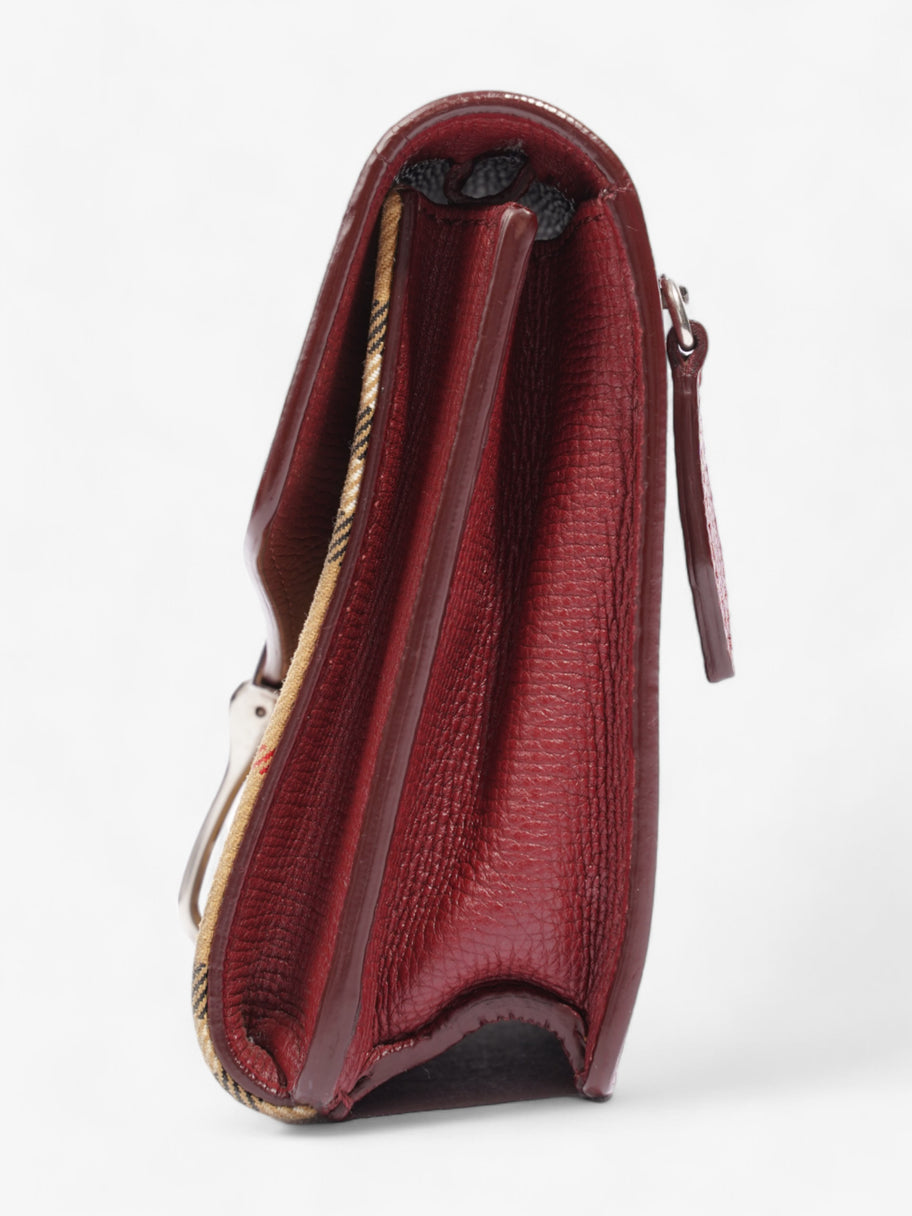 Burberry Macken Vintage Check / Burgundy Leather Image 3