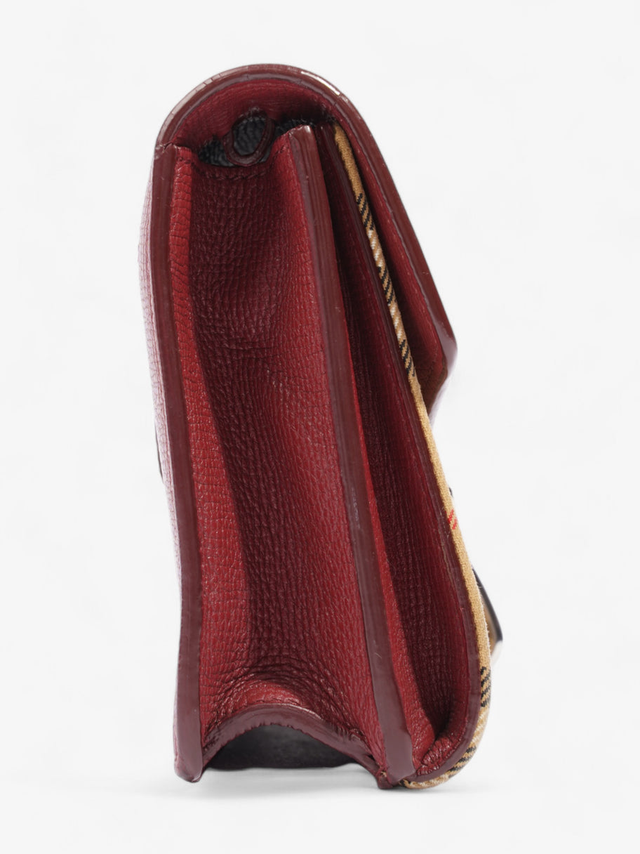 Burberry Macken Vintage Check / Burgundy Leather Image 5