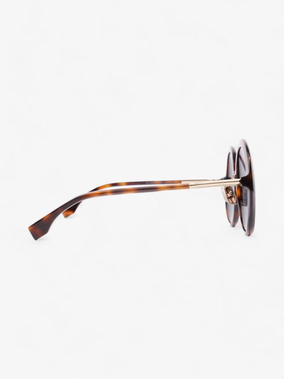 Fendi Round Sunglasses Havana Brown / Gold Acetate 140mm Image 4