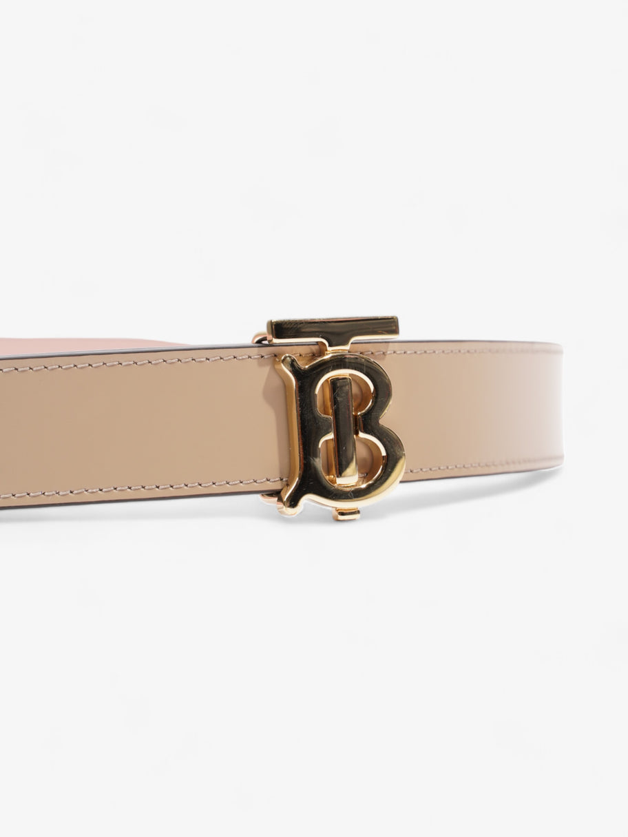 Burberry TB Belt Reversible Oat Beige / Dusty Pink  Leather Large - 137cm Image 3