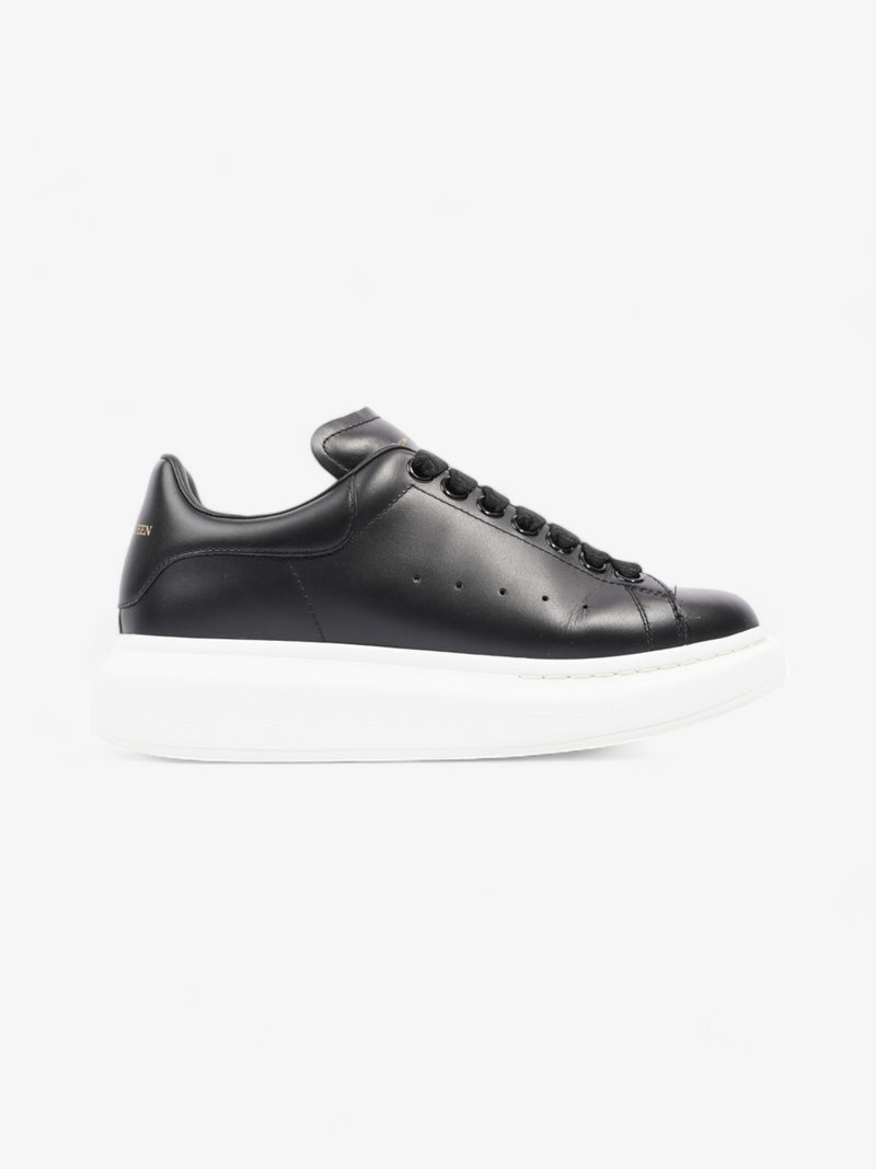  Alexander McQueen Oversized Sneakers Black Leather EU 37 UK 4