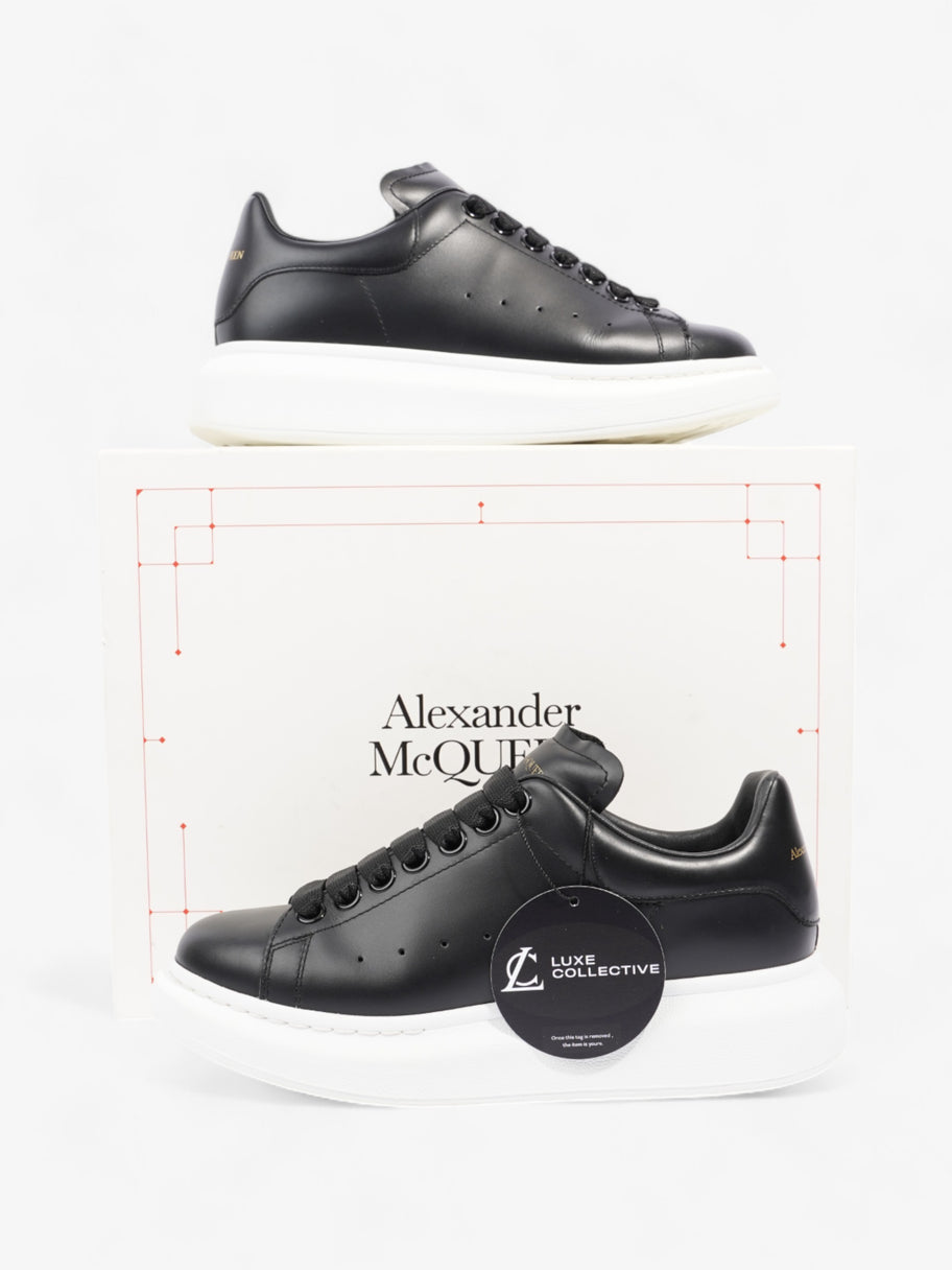 Alexander McQueen Oversized Sneakers Black Leather EU 37 UK 4 Luxe Collective