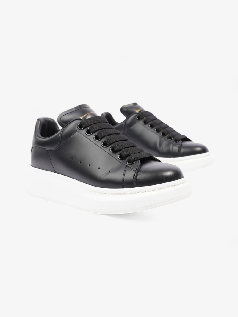  Alexander McQueen Oversized Sneakers Black Leather EU 37 UK 4