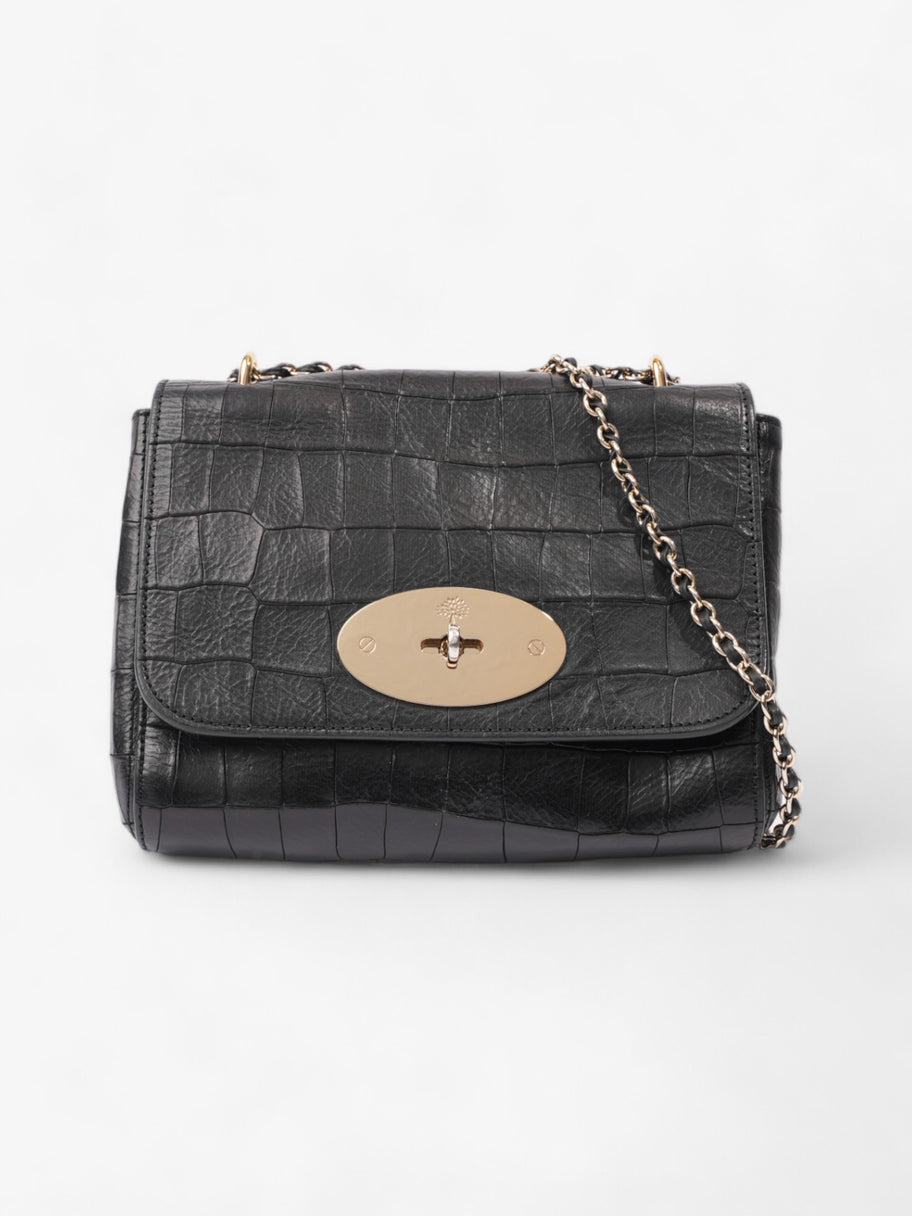 Mulberry Lily Black Embossed Leather Small Image 1