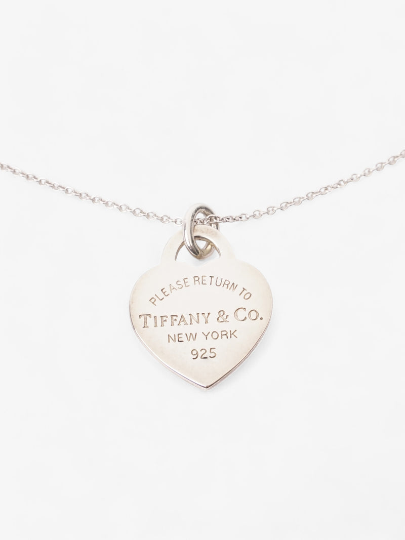  Tiffany and Co Return To Tiffany Heart Tag Pendant Silver Silver Sterling