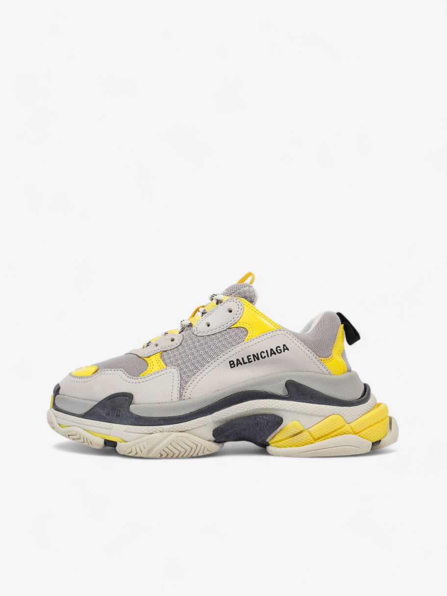 Triple S Grey / Yellow / Black Mesh EU 40 UK 6 Image 5