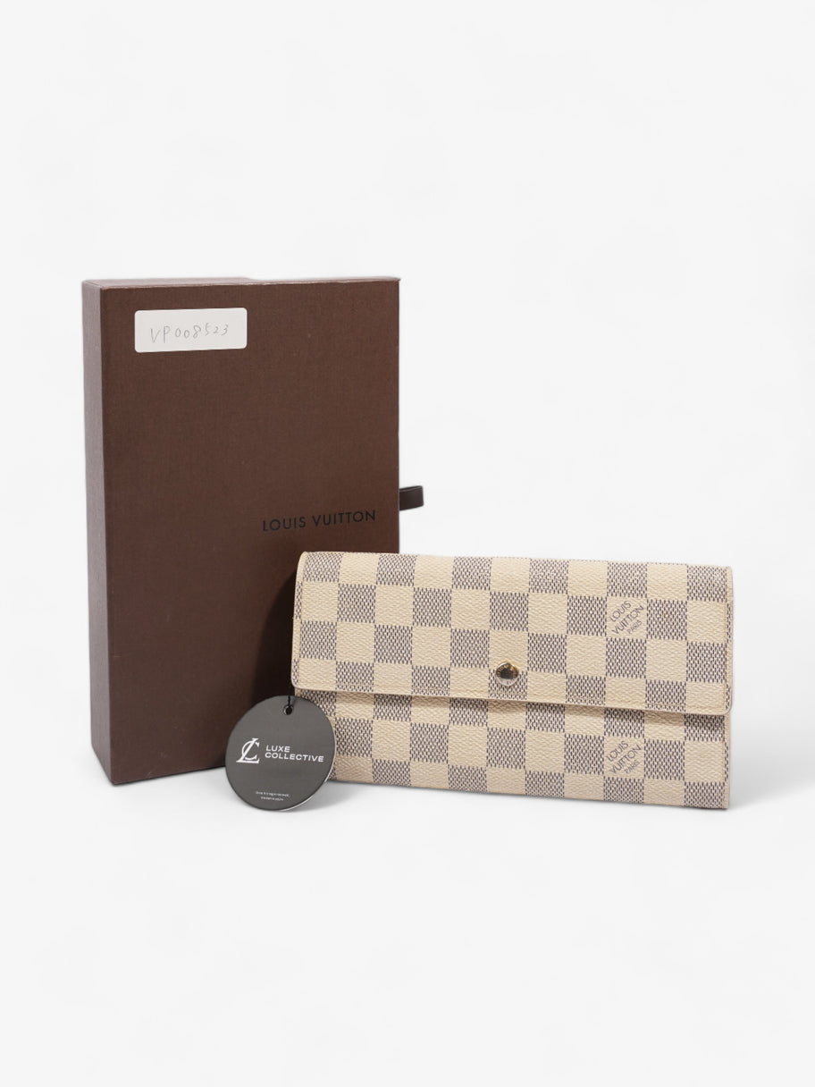 Sarah Wallet Damier Azur Coated Canvas Image 9