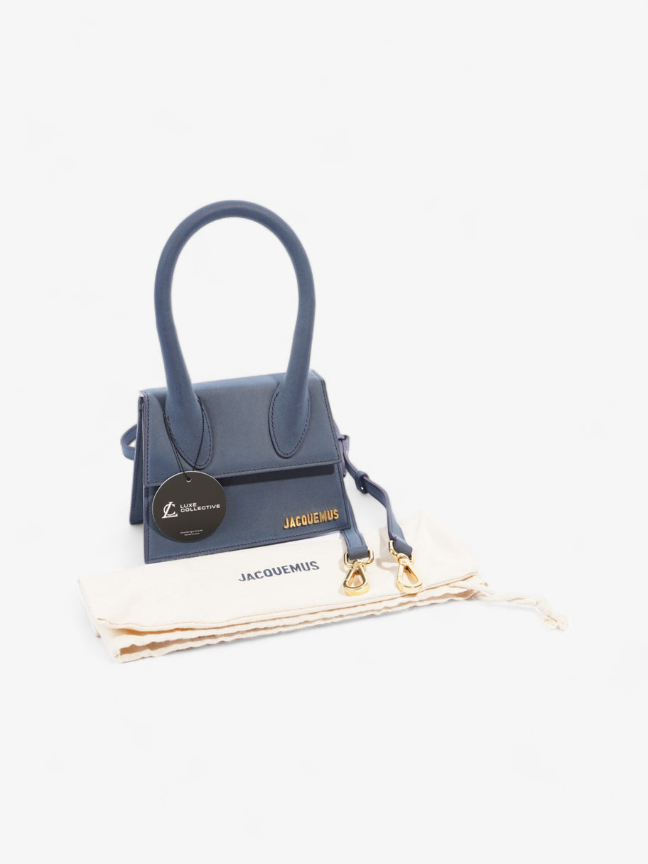 Jacquemus Le Chiquito Moyen Navy Blue Leather Image 9