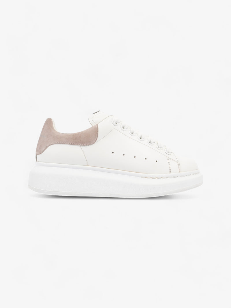  Alexander McQueen Oversized Sneaker White / Pink Tab Leather EU 37.5 UK 4.5