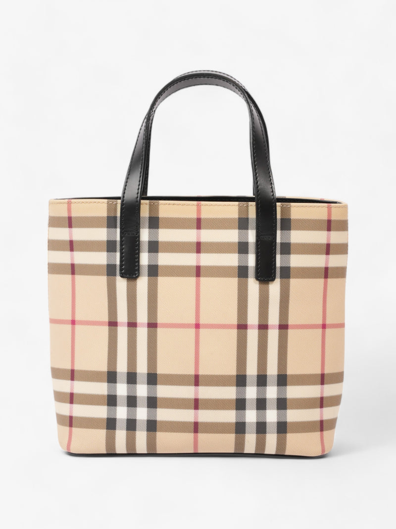  Burberry London Tote Nova Check Canvas