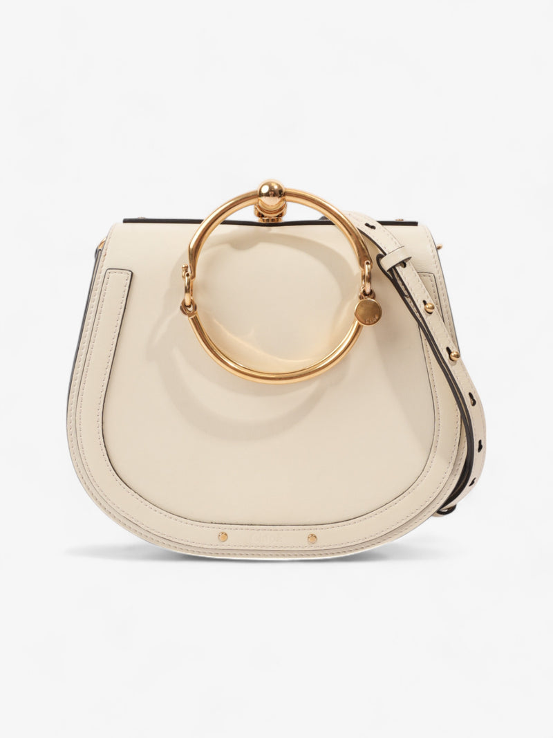  Chloe Nile Bracelet Bag Cream Leather Large