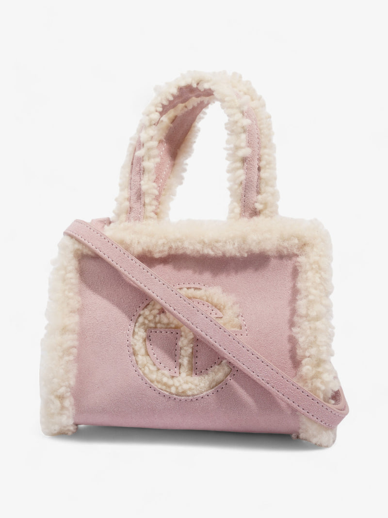  Telfar Ugg x Telfar Shopping Tote Pink / White Suede Small