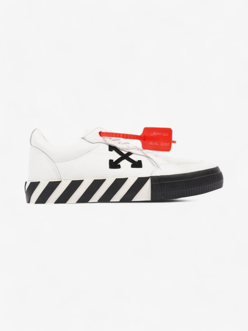  Off White Vulcanised Low-top White  / Black / Red Leather EU 39 UK 6