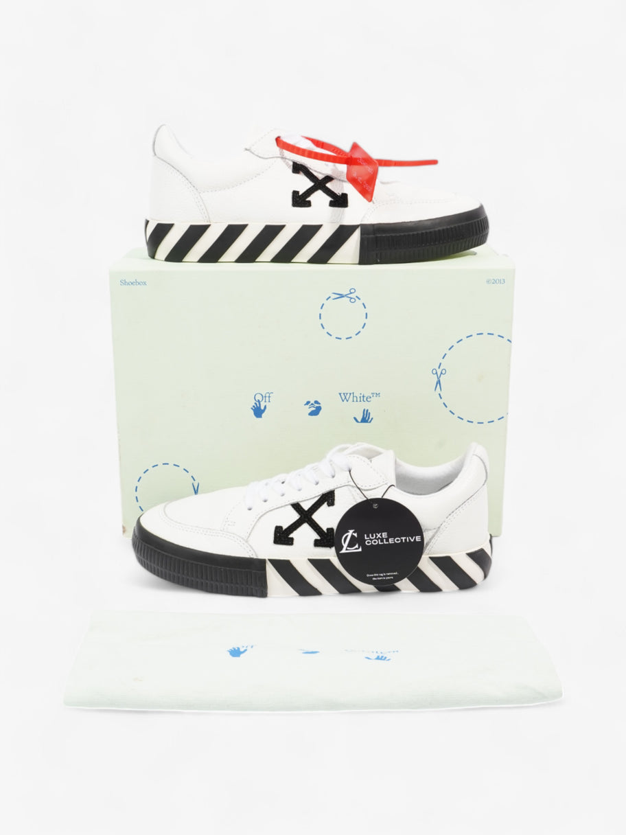 Off White Vulcanised Low-top White  / Black / Red Leather EU 39 UK 6 Image 10