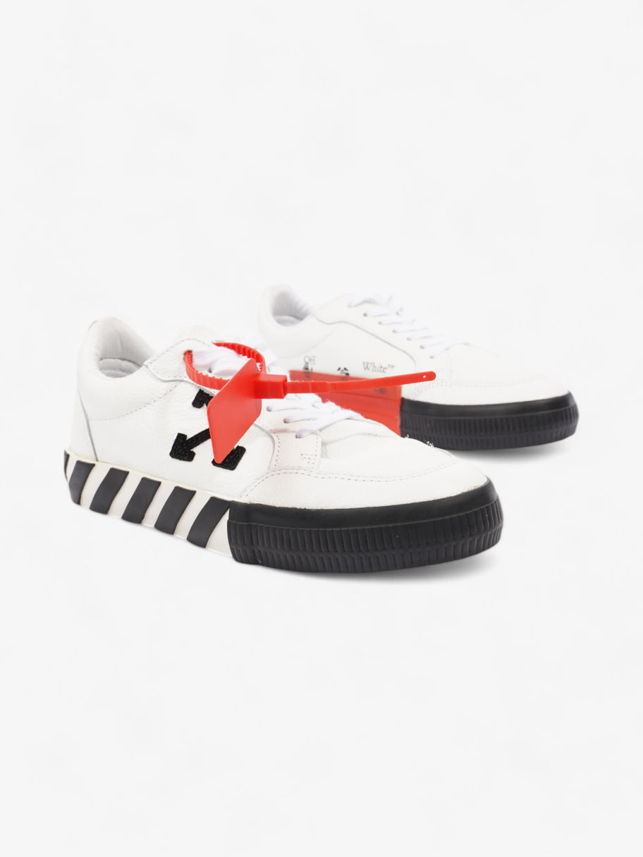 Off White Vulcanised Low-top White  / Black / Red Leather EU 39 UK 6 Image 2