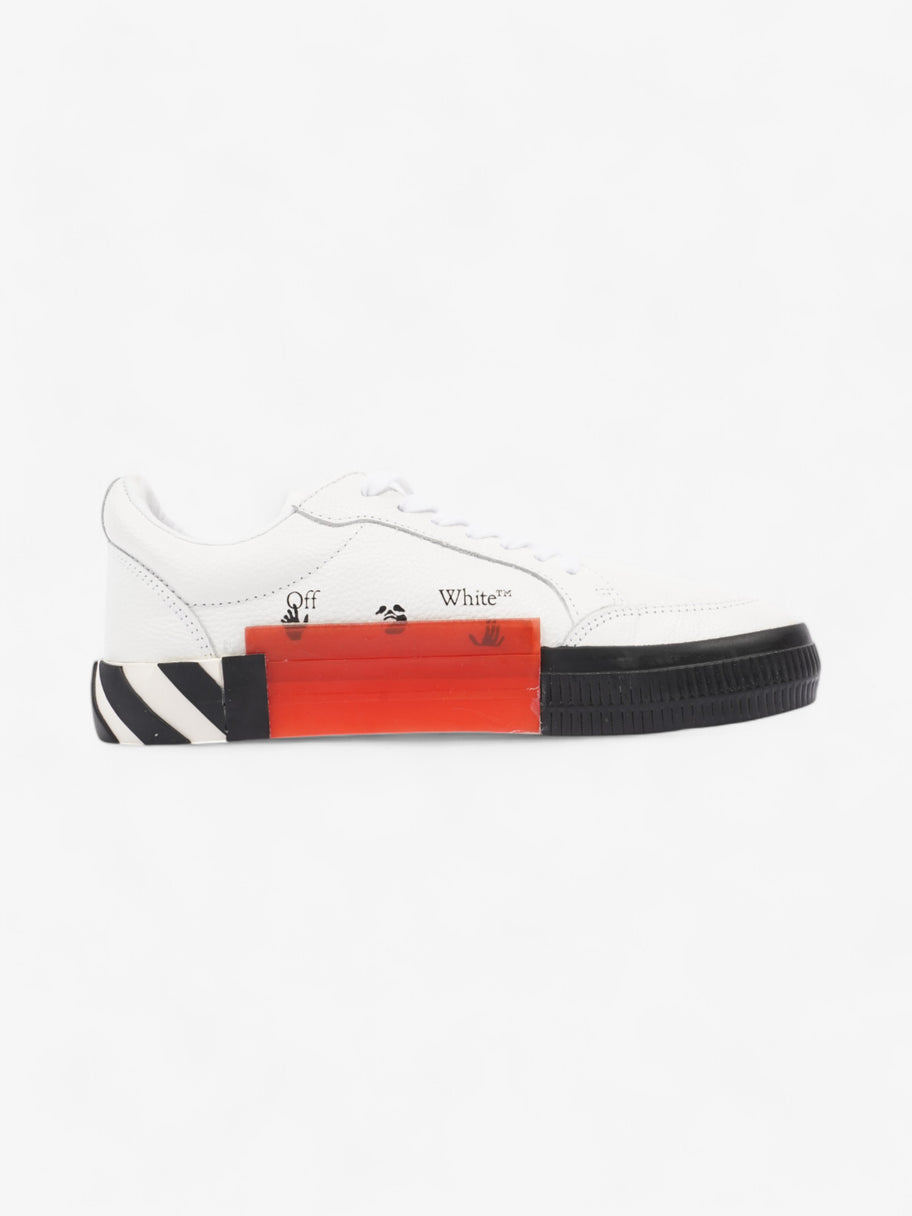 Off White Vulcanised Low-top White  / Black / Red Leather EU 39 UK 6 Image 4