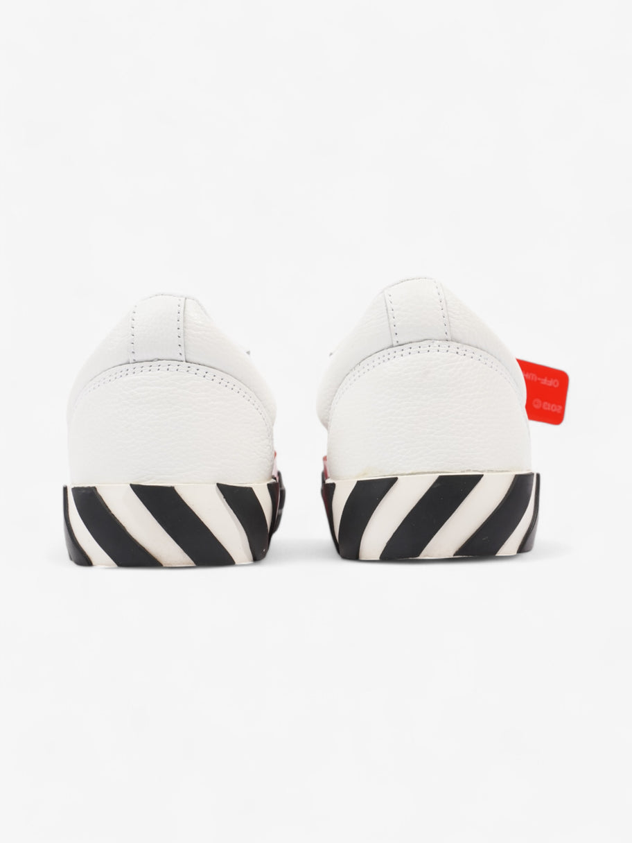 Off White Vulcanised Low-top White  / Black / Red Leather EU 39 UK 6 Image 6