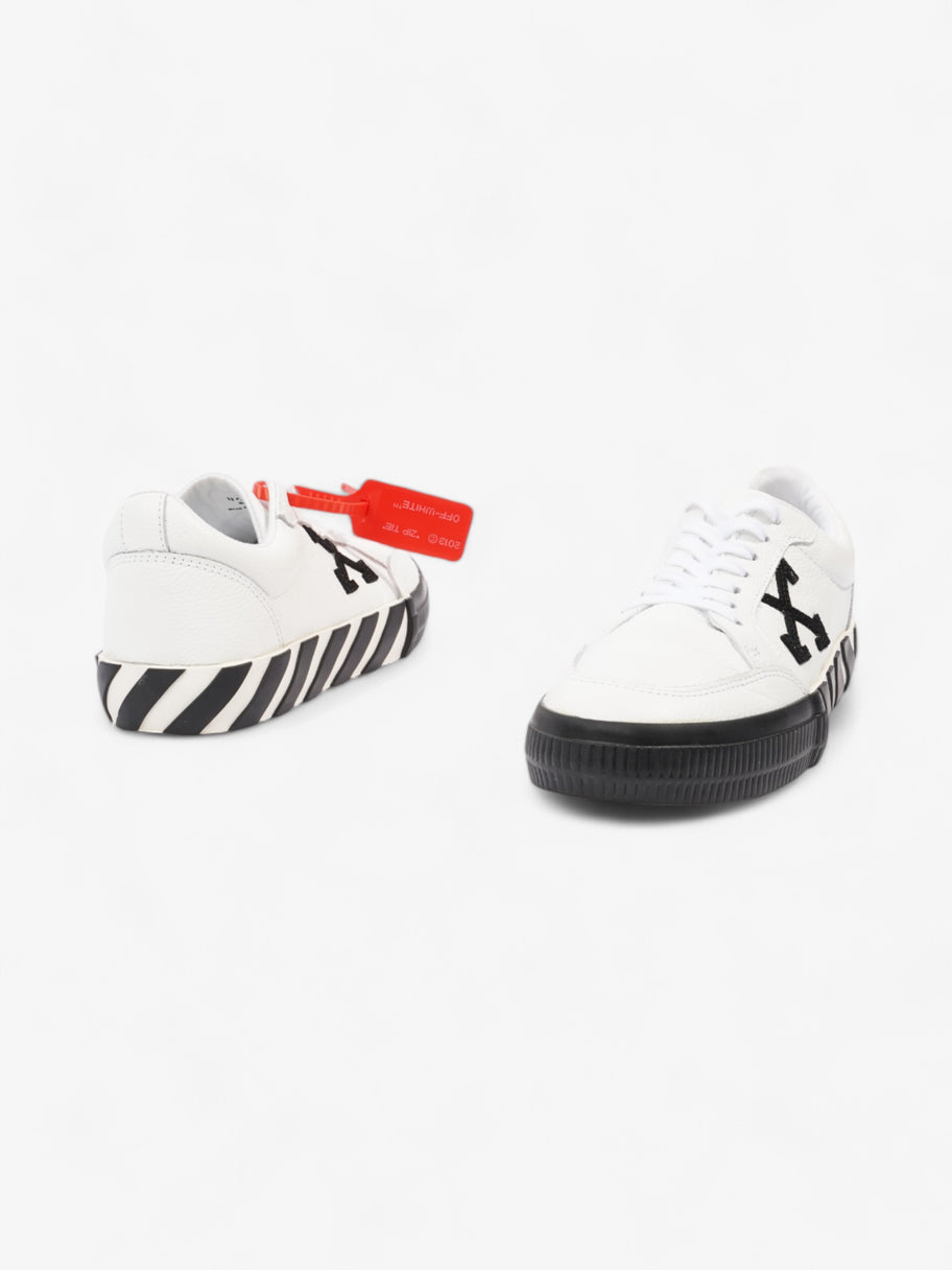 Off White Vulcanised Low-top White  / Black / Red Leather EU 39 UK 6 Image 9