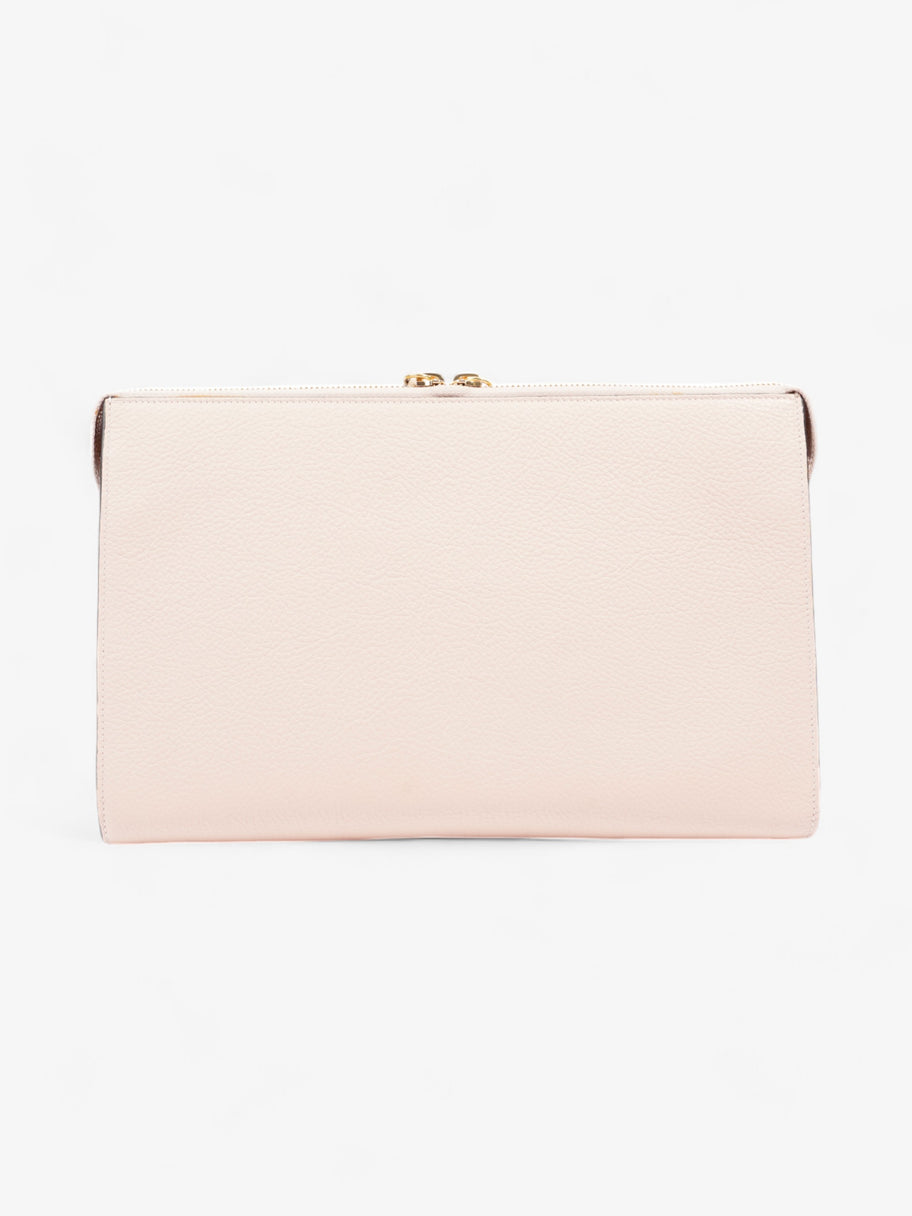 Chloe Alphabet Clutch Blush Nude Leather Image 3