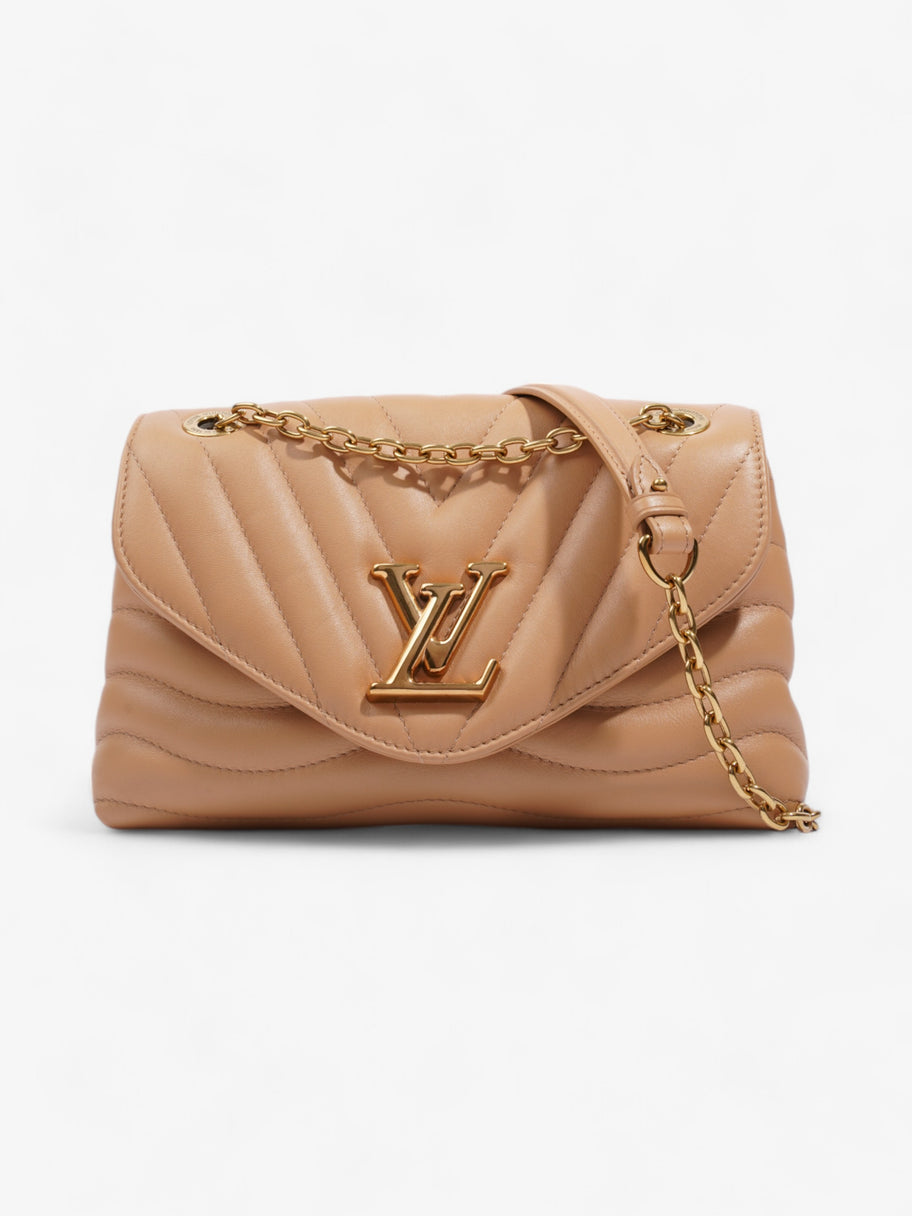 Louis Vuitton New Wave Chain Bag Dark Beige Calfskin Leather MM Image 1