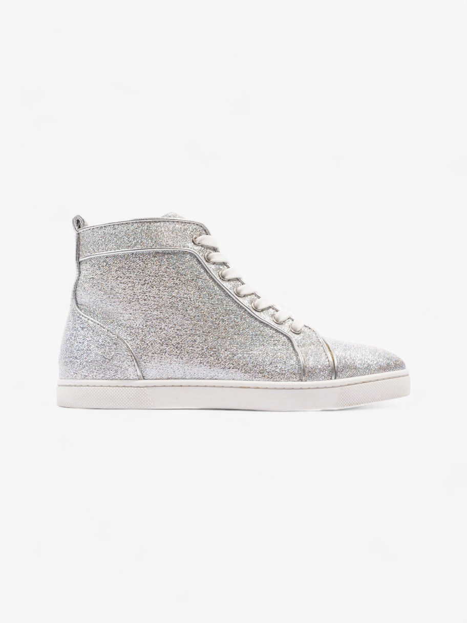 Christian Louboutin Bip Bip Orlato Silver Glitter EU 35.5 UK 2.5 Image 1