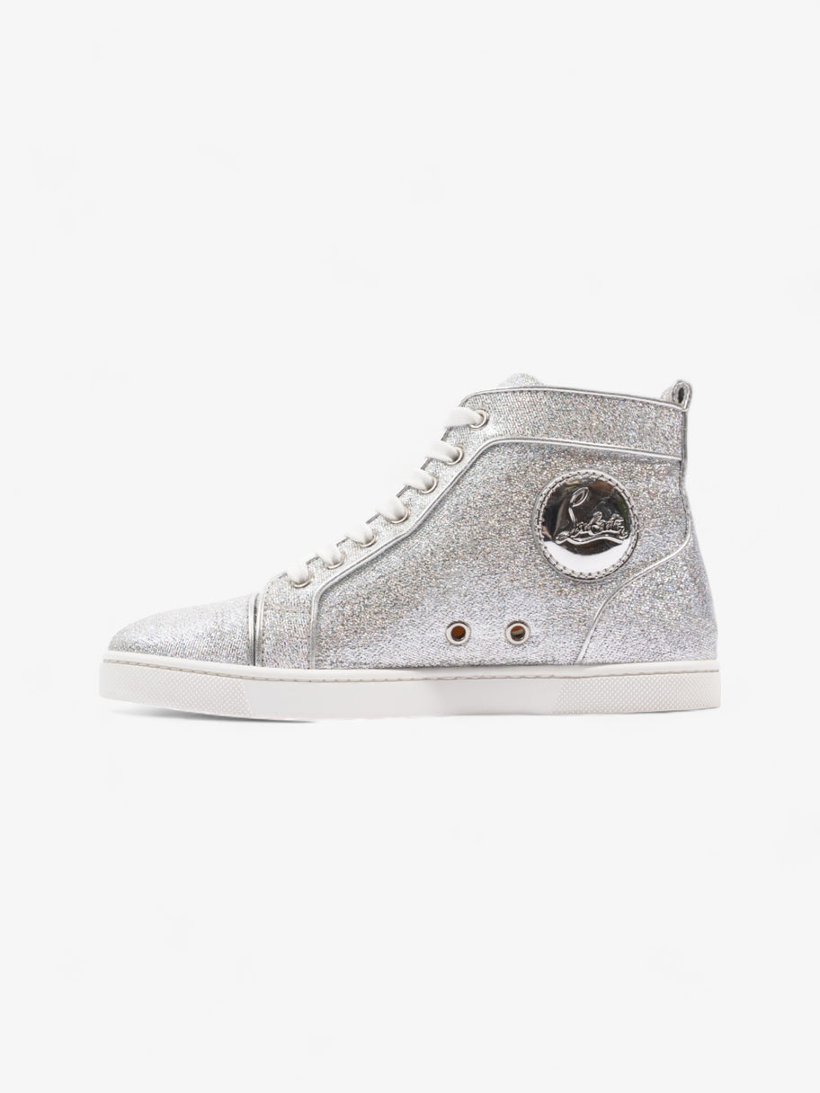 Christian Louboutin Bip Bip Orlato Silver Glitter EU 35.5 UK 2.5 Image 3