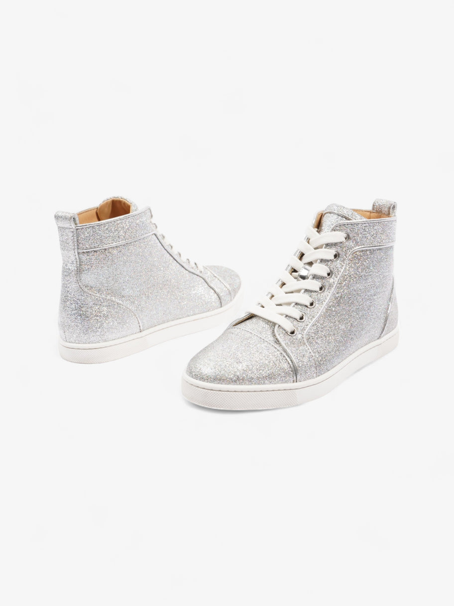 Christian Louboutin Bip Bip Orlato Silver Glitter EU 35.5 UK 2.5 Image 9