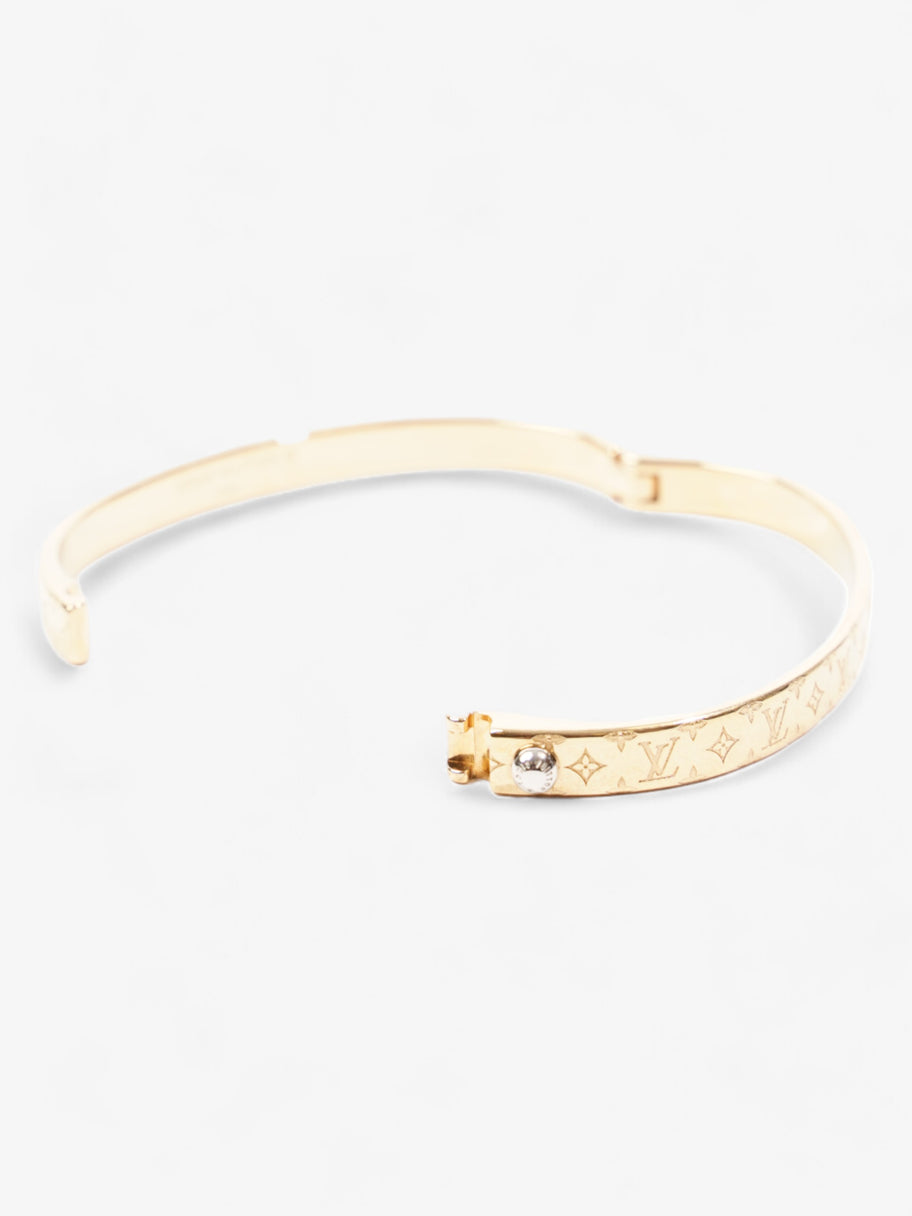 Louis Vuitton Nanogram Bracelet Gold Base Metal M Image 5