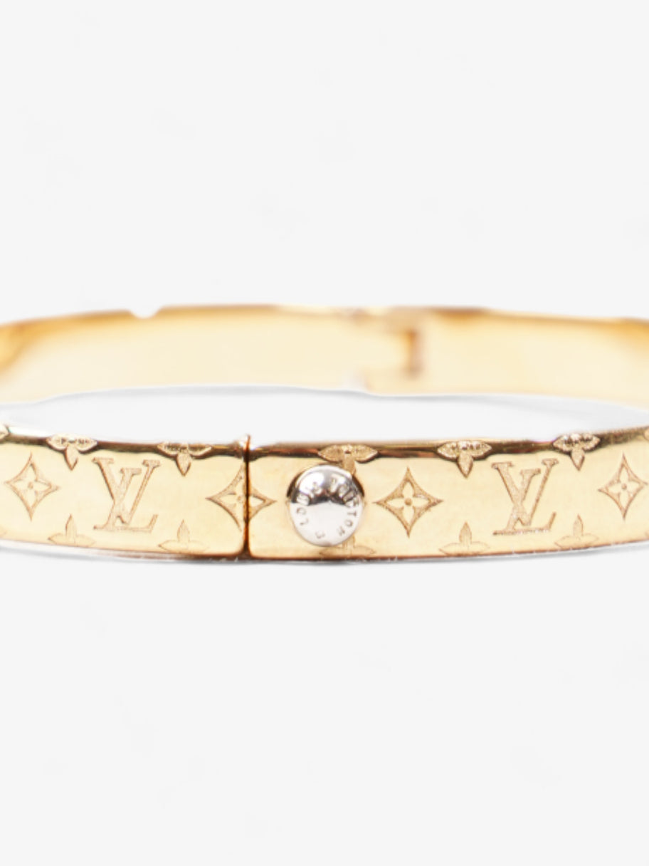 Louis Vuitton Nanogram Bracelet Gold Base Metal M Image 7