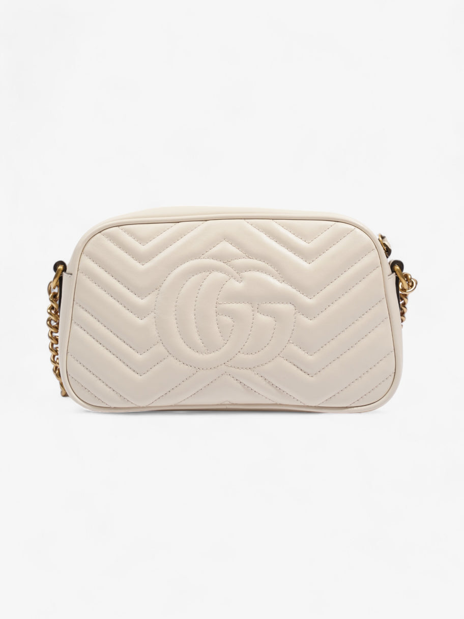 Gucci GG Marmont White Matelasse Leather Small Image 3