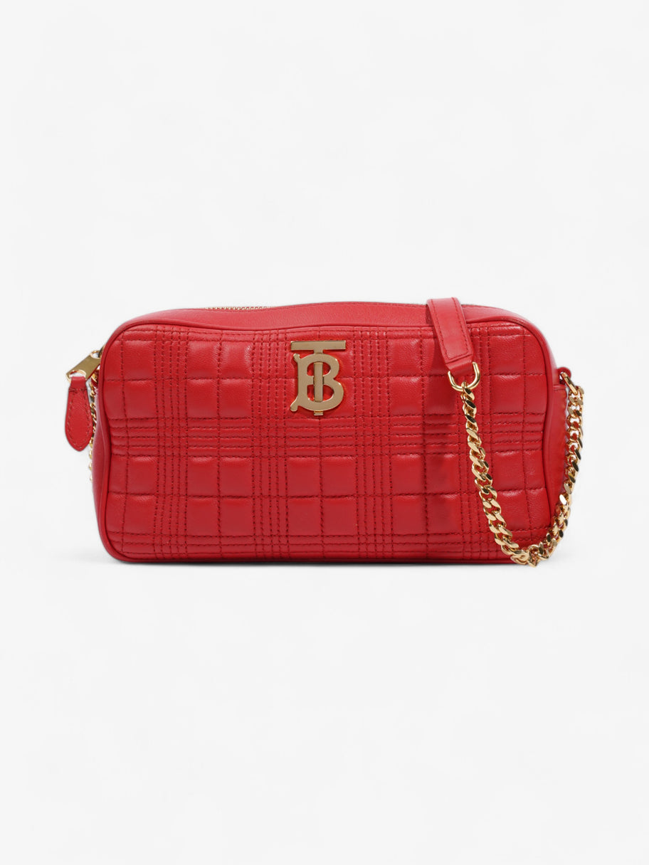 Burberry Lola Camera Bag Red Leather Small Image 1