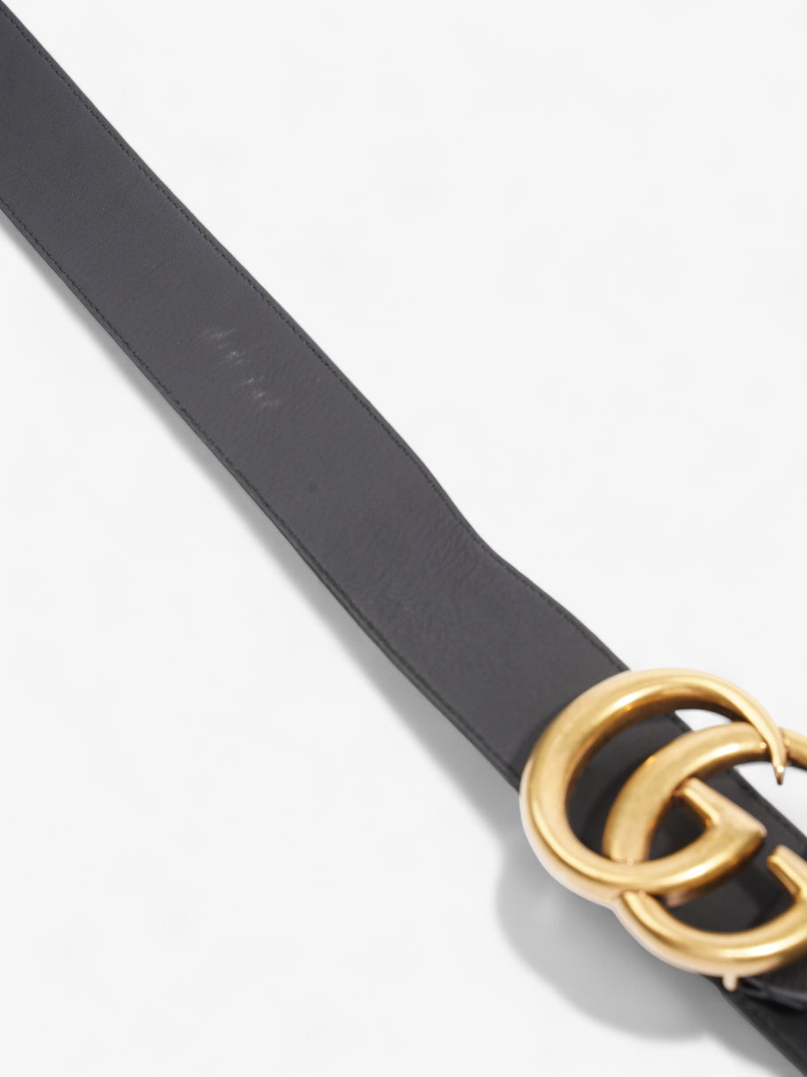 Gucci GG Marmont Belt Black Leather 75cm 30