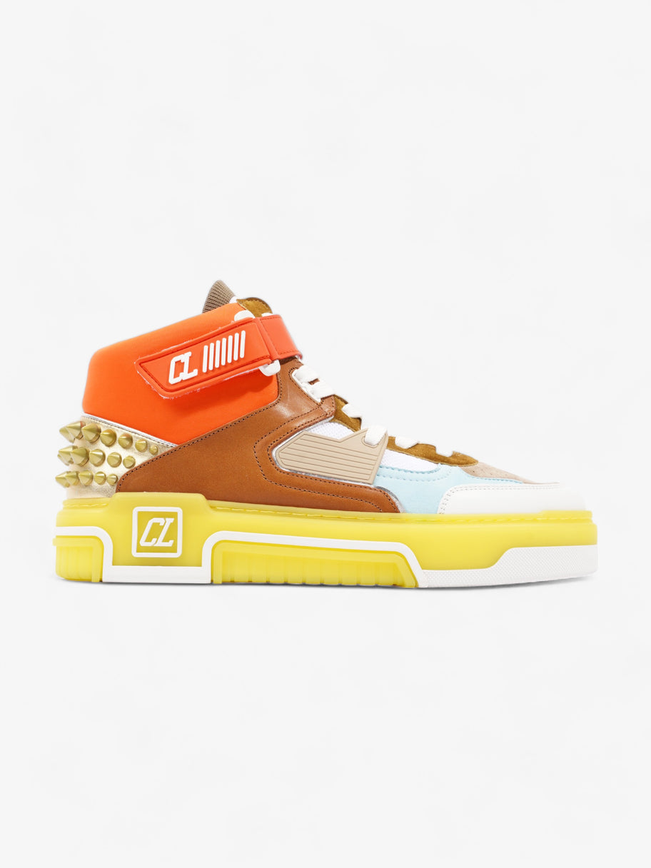 Astroloubi Mid Sneakers White / Orange  / Brwon Mesh EU 43 UK 9 Image 1