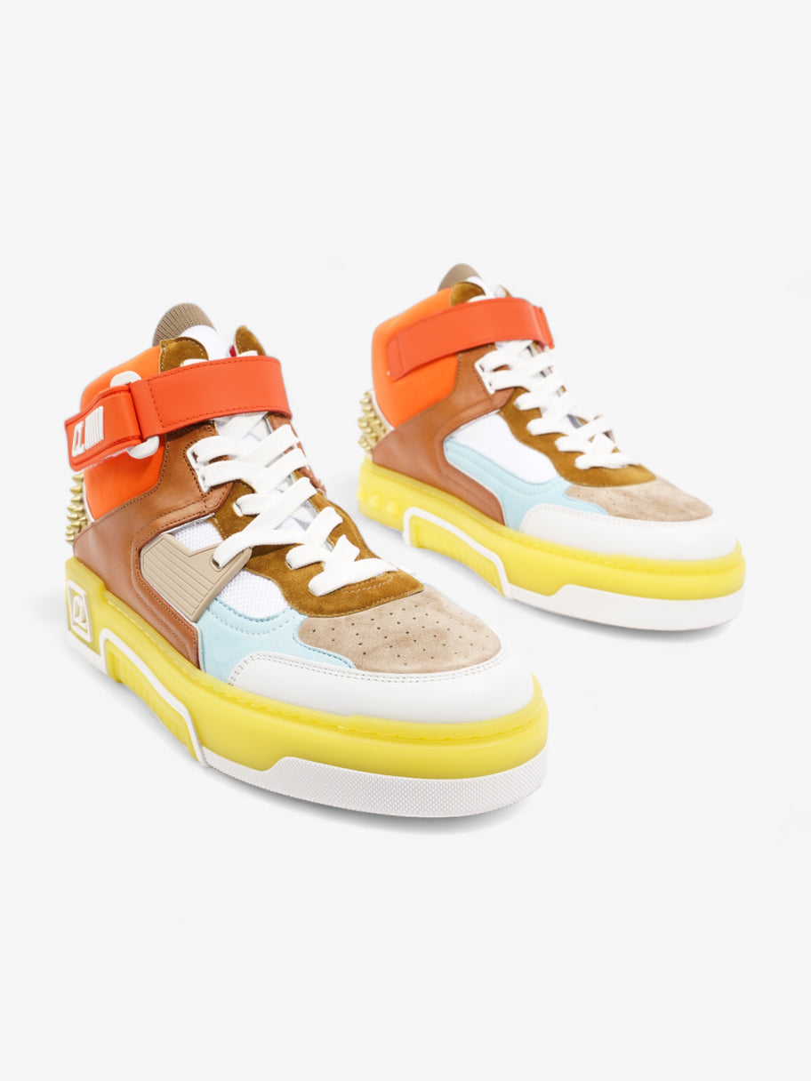 Astroloubi Mid Sneakers White / Orange  / Brwon Mesh EU 43 UK 9 Image 2