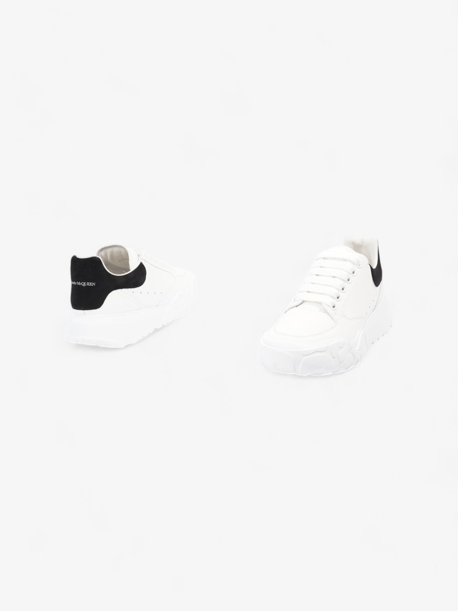 Alexander McQueen Oversized Court Sneaker White / Black Tab Leather EU 38 UK 5 Image 9