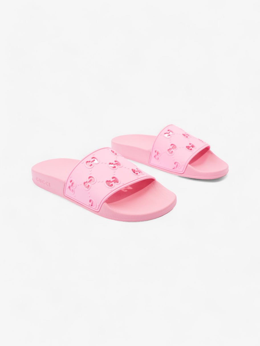 Gucci GG Sliders Pink Rubber EU 38 UK 5 Image 2