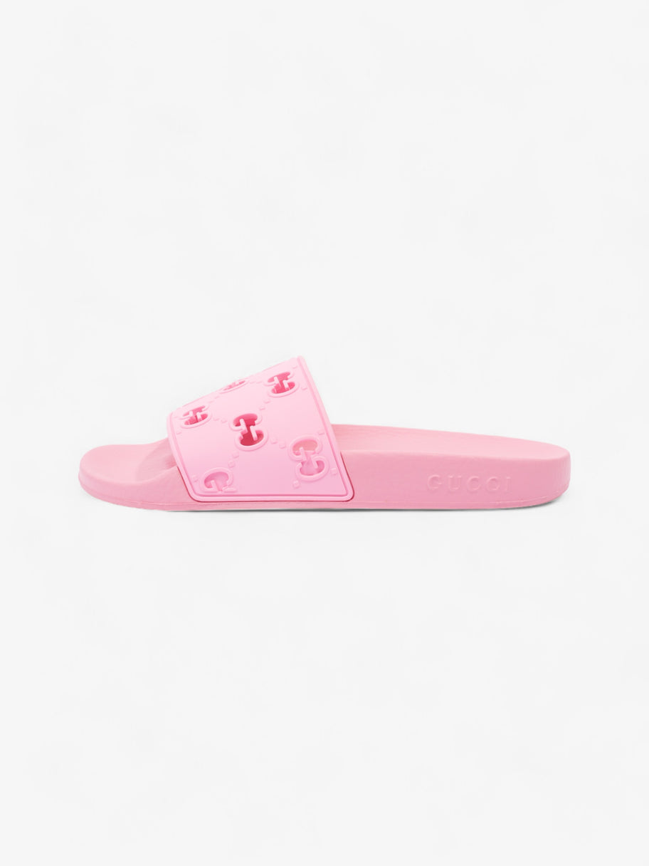 Gucci GG Sliders Pink Rubber EU 38 UK 5 Image 5