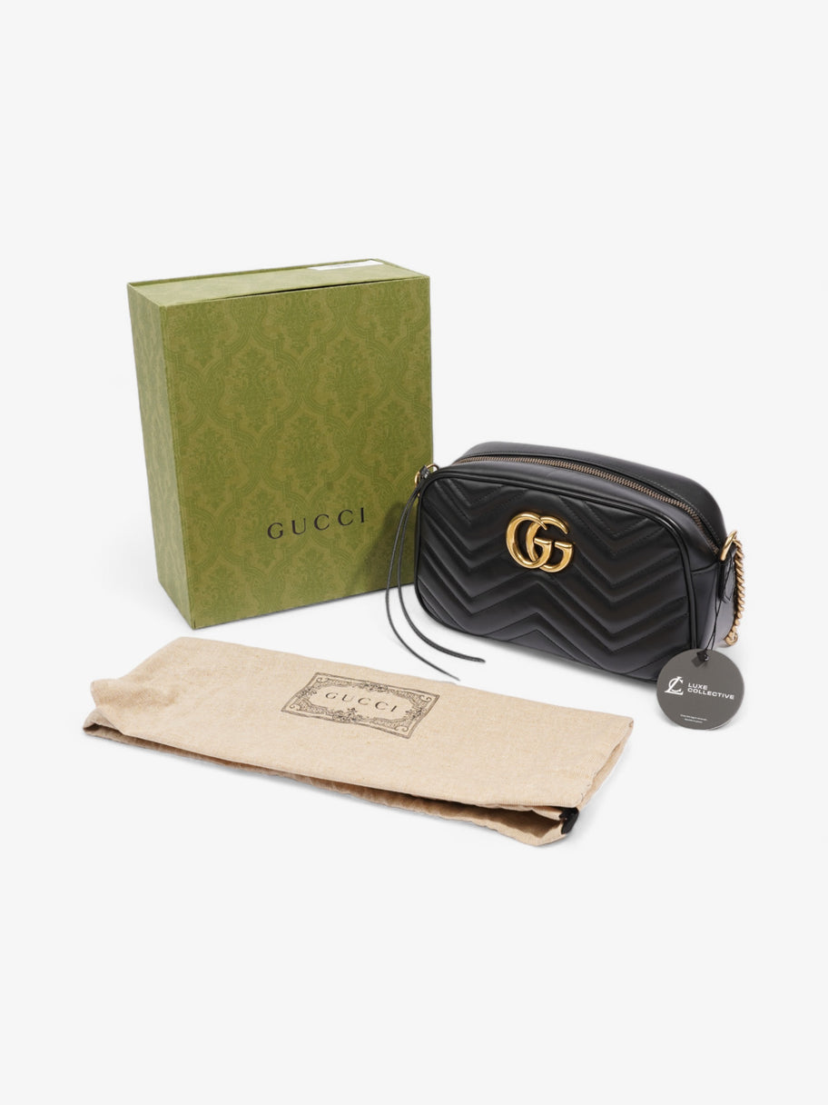 Gucci GG Marmont Black Matelasse Leather Small Image 9