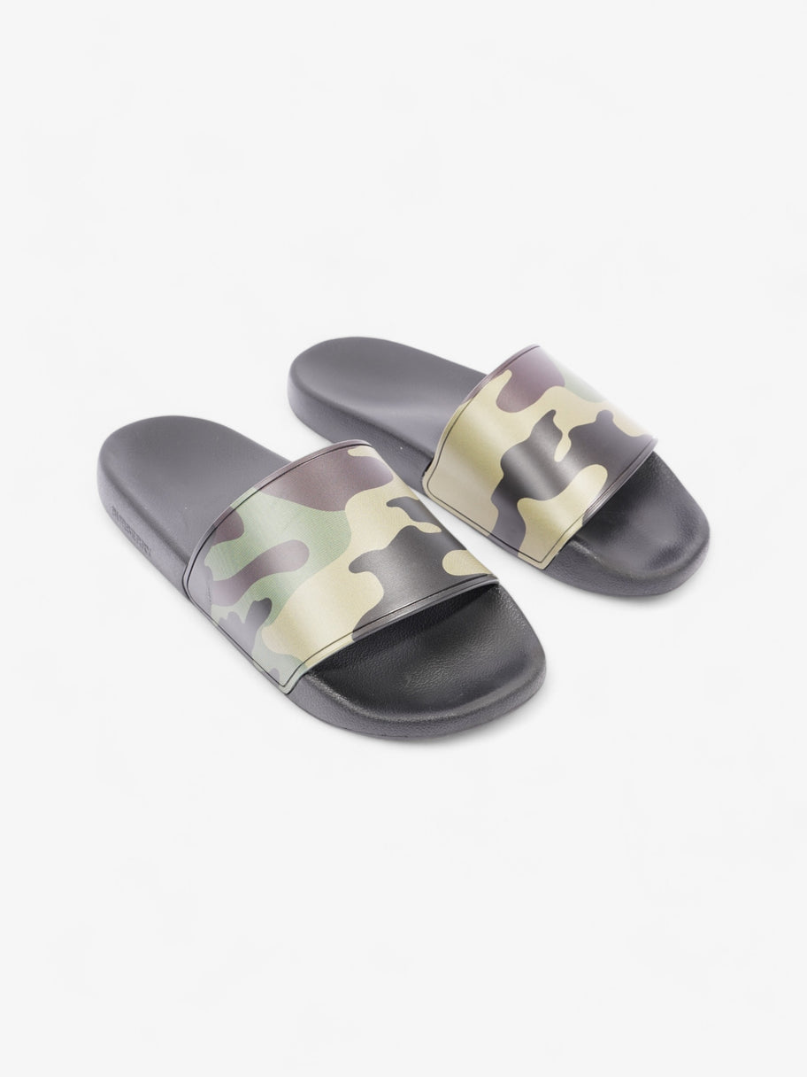 Burberry Camo Slides Khaki / Black Rubber EU 41 UK 7 Image 2